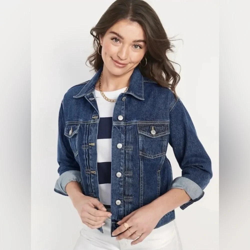 Old Navy Women's Classic Indigo Jean Jacket